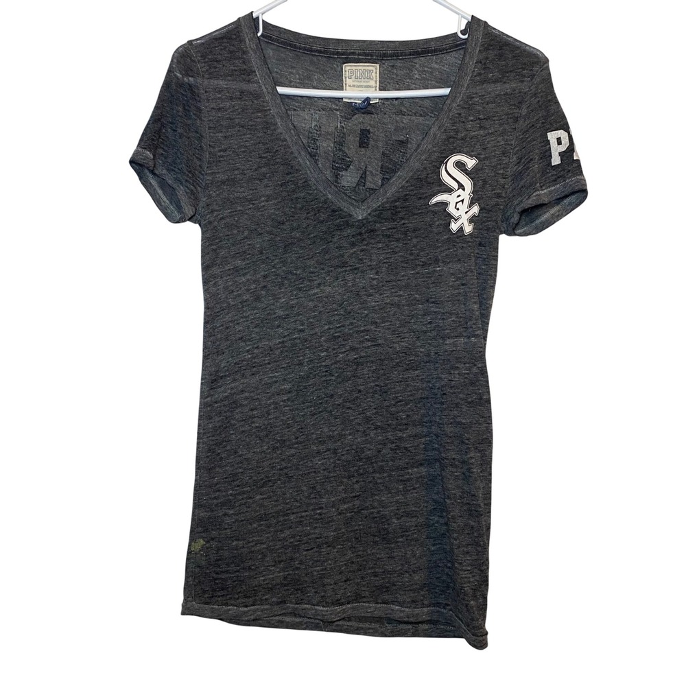 PINK Victoria's‎ Secret MLB Chicago White Sox Graphic T-Shirt XS Baseball